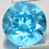 Swiss Blue Topaz 3.33 Ct. Round Shape 9 Mm. Natural Gemstone From Brazil