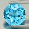 3.47 Ct. Natural Swiss Blue Topaz Round Shape Brazil