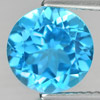 3.28 Ct. Round Shape Natural Gemstone Swiss Blue Topaz From Brazil