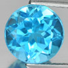 3.36 Ct. Natural Gemstone Round Shape Swiss Blue Topaz From Brazil