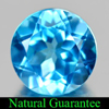 3.46 Ct. Round Shape Swiss Blue Natural Gemstone Topaz From Brazil