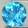 2.86 Ct. Round Shape Swiss Blue Natural Gemstone Topaz From Brazil