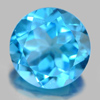 Natural Gemstone 3.13 Ct. Round Shape Swiss Blue Topaz