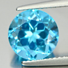 Natural Gemstone 3.50 Ct. Round Shape Swiss Blue Topaz From Brazil