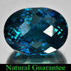 Topaz London Blue 113.01 Ct. Clean Oval Checkerboard Cut 31 x 23 Mm. Natural Gem