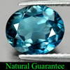 2.22 Ct. Natural Gem London Blue Topaz Oval Shape Brazil