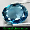 Natural Gemstone 2.31 Ct. Oval Shape London Blue Topaz Brazil