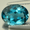 2.30 Ct. Oval Shape Natural London Blue Topaz Gemstone