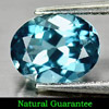 2.24 Ct. Natural Gem Oval Shape London Blue Topaz
