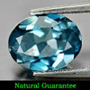 2.04 Ct. Natural Gemstone Oval Shape London Blue Topaz From Brazil