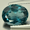 2.43 Ct. Natural Gem Oval Shape London Blue Topaz