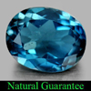 Natural Gemstone 2.26 Ct. Oval Shape London Blue Topaz