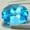 Beauty Color 1.42 Ct. Natural Gem Oval Shape Swiss Blue Topaz Brazil