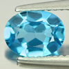 1.41 Ct. Alluring Natural Oval Shape Swiss Blue Topaz Gemstone