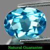 Good 1.66 Ct. Natural Oval Shape Swiss Blue Topaz Brazil