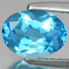 Good Color 1.49 Ct. Natural Oval Shape Swiss Blue Topaz Gemstone Brazil