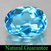 Gemstone 1.61 Ct. Natural Swiss Blue Topaz Oval Shape From Brazil