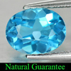 Natural Gem 1.48 Ct. Oval Shape Swiss Blue Topaz From Brazil