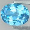 1.36 Ct. Natural Oval Shape Swiss Blue Topaz Gemstone Brazil