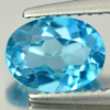 1.58 Ct. Natural Gemstone Swiss Blue Topaz Oval Shape