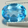 1.32 Ct. Oval Shape Natural Swiss Blue Topaz Gem