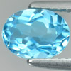 1.80 Ct. Natural Swiss Blue Topaz Gemstone Oval Shape From Brazil