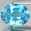1.57 Ct. Oval Shape Natural Gem Swiss Blue Topaz Brazil