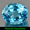 5.55 Ct. Oval Shape Natural Gemstone Swiss Blue Topaz Brazil
