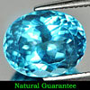 4.23 Ct. Natural Gemstone Swiss Blue Topaz Oval Shape From Brazil