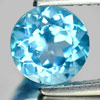 3.62 Ct. Good Cutting Natural Gem Swiss Blue Topaz Round Shape