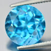3.37 Ct. Good Color Natural Gem Swiss Blue Topaz Round Shape