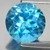 Good Color Gemstone 3.17 Ct. Natural Swiss Blue Topaz Round Shape
