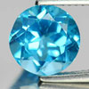 3.20 Ct. Good Color Natural Gem Swiss Blue Topaz Round Shape