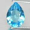 1.96 Ct. Natural Gemstone Swiss Blue Topaz Pear Shape From Brazil