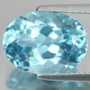 Swiss Blue Topaz 8.20 Ct. Oval Shape 13.8 x 10.2 Mm. Natural Gemstone Brazil