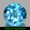 3.35 Ct. Clean Round Shape Natural Gemstone Swiss Blue Topaz