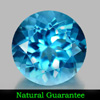 Good Color 3.14 Ct. Clean Round Natural Gemstone Swiss Blue Topaz Brazil