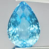 Topaz Swiss Blue 23.67 Ct. VVS Pear Checkerboard Cut 20 x 14 Ct. Natural Gem Topaz Swiss Blue 23.67 Ct. VVS Pear Checkerboard Cut 20 x 14 Ct. Natural Gem