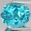 Blue Topaz 6.16 Ct. VVS Oval Shape 11.8 x 10 Mm. Natural Gemstone From Brazil