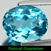 3.70 Ct. 10.1 x 8.1 Mm. Oval Shape Natural Gem Blue Topaz From Brazil