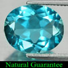 3.03 Ct. Delightful Oval Shape Natural Blue Topaz Gemstone Brazil