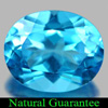 4.99 Ct. 10 x 9 Mm. Oval Shape Natural Gemstone Swiss Blue Topaz From Brazil