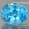 4.68 Ct. Oval Shape Natural Gemstone Swiss Blue Topaz Brazil 4.68 Ct. Oval Shape Natural Gemstone Swiss Blue Topaz Brazil