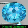 4.24 Ct. Oval Shape 11 x 9 Mm. Natural Gemstone Swiss Blue Topaz From Brazil
