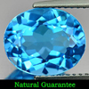 4.69 Ct. Good Oval Natural Gemstone Swiss Blue Topaz Size 11 x 9 Mm. 4.69 Ct. Good Oval Natural Gemstone Swiss Blue Topaz Size 11 x 9 Mm.