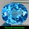 Natural Gemstone 4.27 Ct. Oval Shape 11 x 9 Mm. Swiss Blue Topaz From Brazil Natural Gemstone 4.27 Ct. Oval Shape 11 x 9 Mm. Swiss Blue Topaz From Brazil