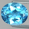 Calibrate Size 4.94 Ct. Very Good Oval Natural Swiss Blue Topaz Gemstone