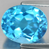 Swiss Blue Topaz 5.06 Ct. VVS Oval Shape 11 x 9 Mm. Natural Gemstone Brazil