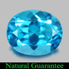 4.66 Ct. Oval Shape 11 x 9 Mm Natural Gem Swiss Blue Color Topaz
