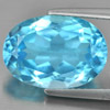 Swiss Blue Topaz 7.47 Ct. Oval Shape 14 x 10 Mm. Natural Gemstone From Brazil